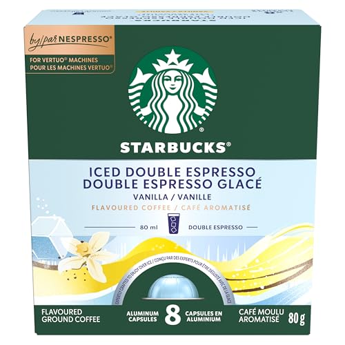 Starbucks Iced Double Espresso Vanilla, Vertuo Line Compatible, 32 Aluminium Capsules - Image 3