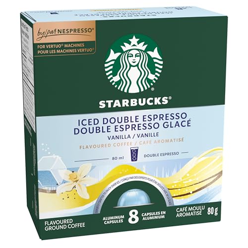 Starbucks Iced Double Espresso Vanilla, Vertuo Line Compatible, 32 Aluminium Capsules - Image 4