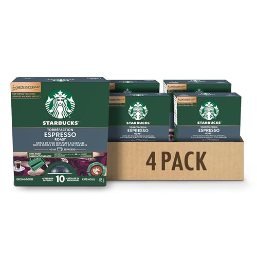 Starbucks Espresso Roast, Vertuo Line Compatible, 40 Aluminium Capsules