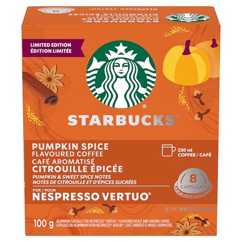 Starbucks Pumpkin Spice, Vertuo Line Compatible, 32 Aluminium Capsules - Image 4