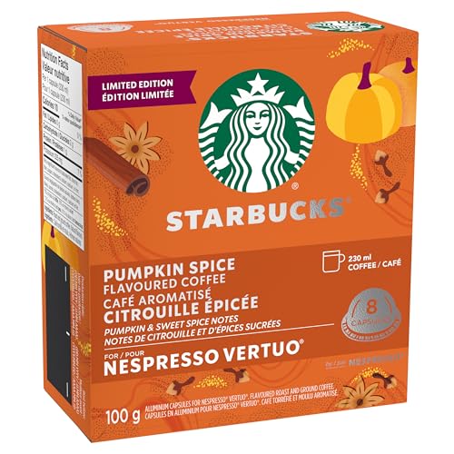 Starbucks Pumpkin Spice, Vertuo Line Compatible, 32 Aluminium Capsules - Image 5