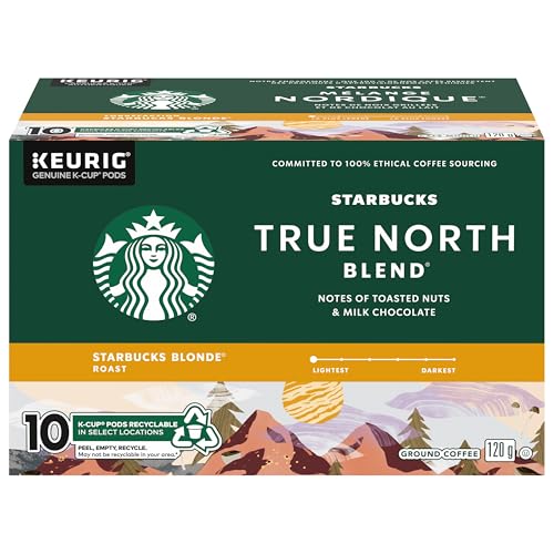 Starbucks True North Blend, 10 K-CUP Coffee Pods