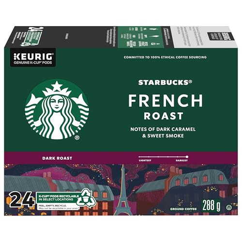 Starbucks French Roast, 24 K-CUP Coffee Pods