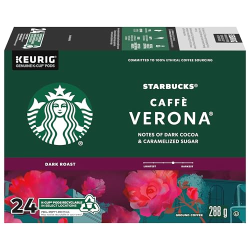 Starbucks Caffè Verona, 24 K-CUP Coffee Pods