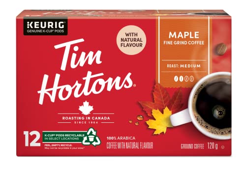 Tim Hortons Maple Coffee, 12 K-Cup Coffee Pods