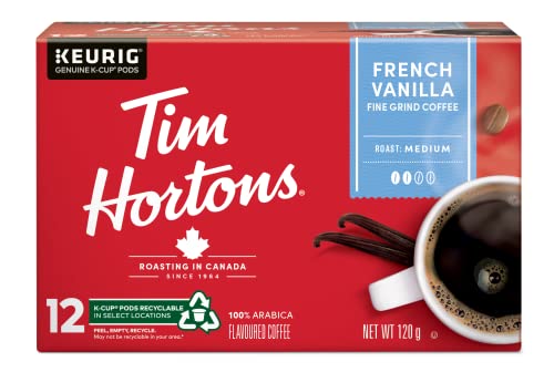 Tim Hortons French Vanilla, 12 K-Cup Coffee Pods