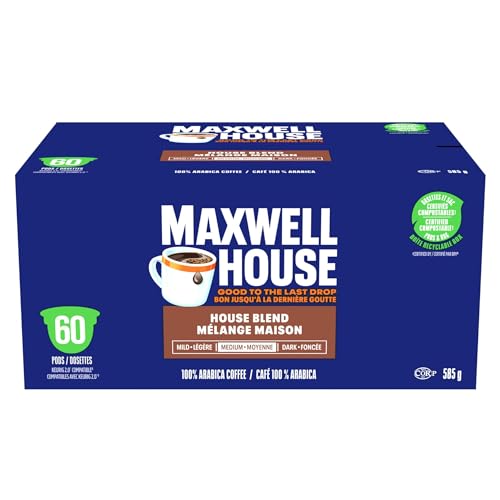 Maxwell House House Blend, 60 K-Cup Coffee Pods