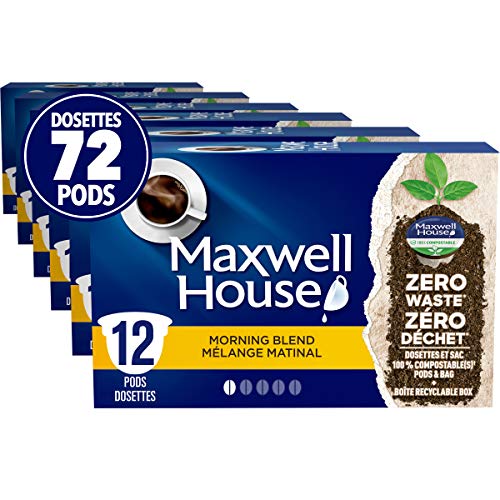 Maxwell House Morning Blend, 6 Boxes of 12 K-Cup Coffee Pods