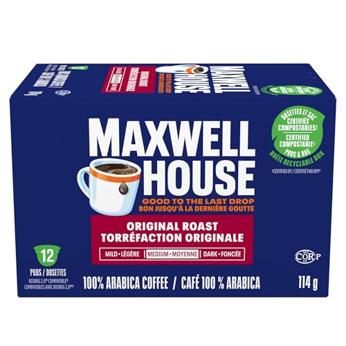 Maxwell House Original Roast, 12 K-Cup Coffee Pods