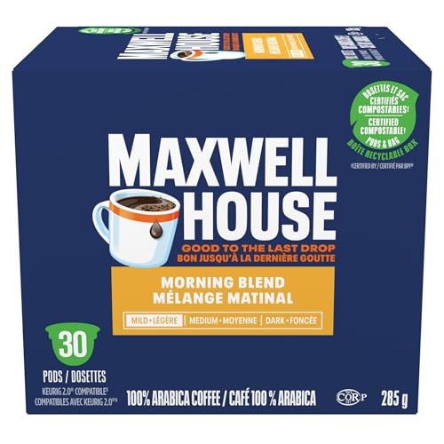 Maxwell House Morning Blend, 30 K-Cup Coffee Pods