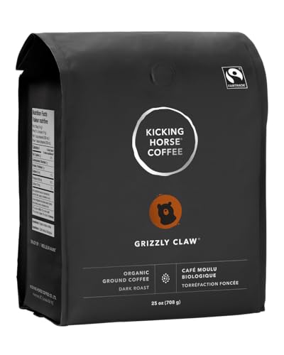 Kicking Horse Coffee, Grizzly Claw, 25 oz (708g), Pack of 6