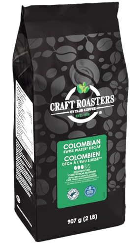 Club Coffee Craft Roasters, 100% Colombian Decaf, 2 lb (907g)