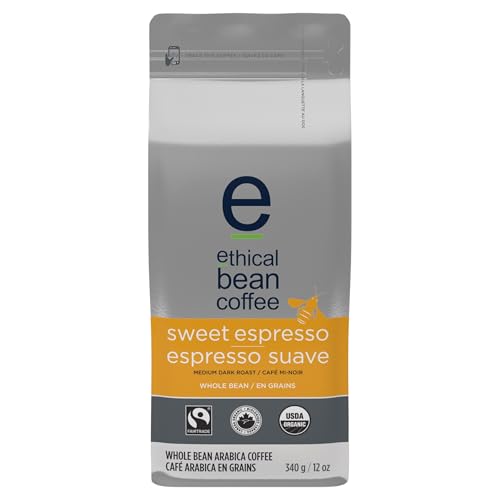 Ethical Bean Coffee, Sweet Espresso, 12 oz (340g)